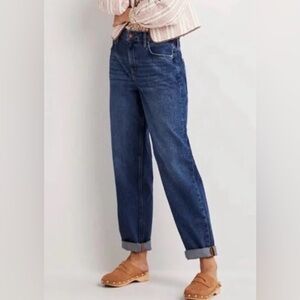 Boden Boyfriend Jeans Light Vintage Size 18